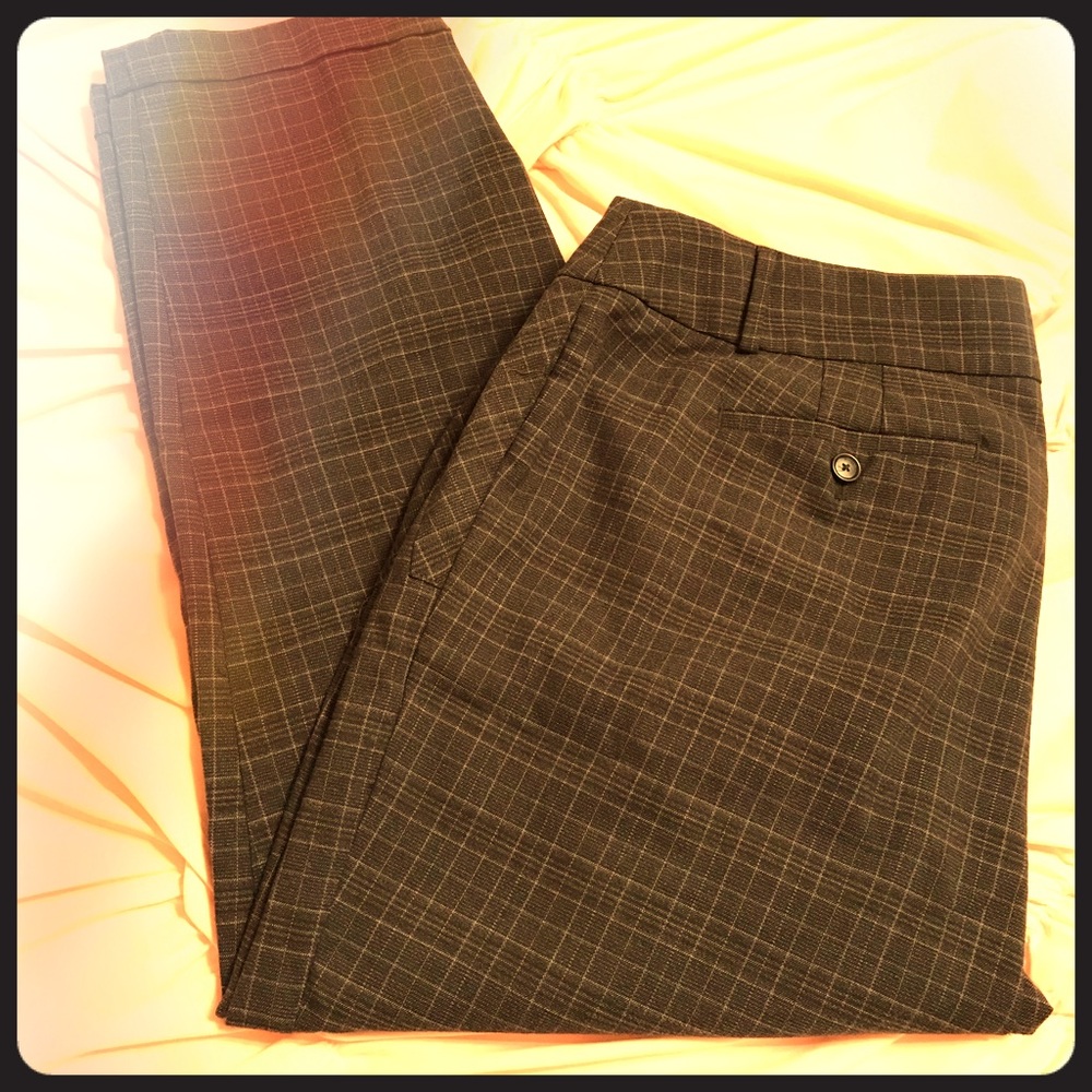 LOFT Dress Slacks with plaid design